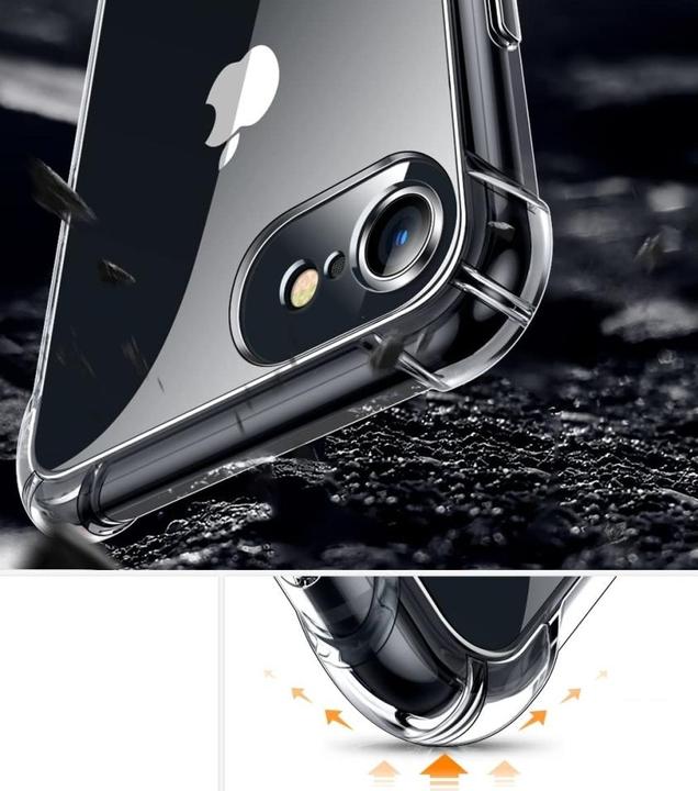 Actual product image Screenguard Apple iPhone 7 Case Crystal Soft Airbag Bumper (Apple iPhone 7)