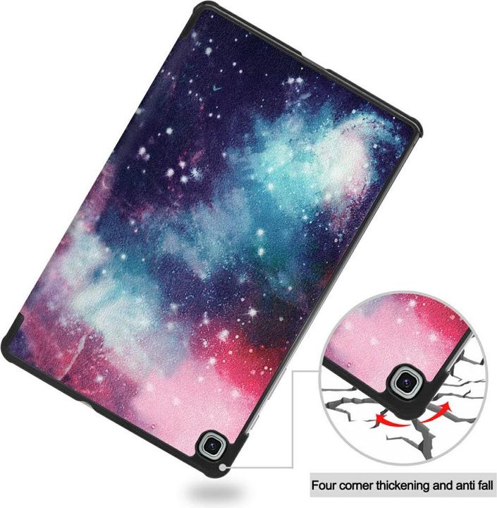 Image du produit Cover-Discount Galaxy Tab S6 Lite - Étui en cuir intelligent à trois volets Universe (Galaxy Tab S6 Lite 10.4 (2020))