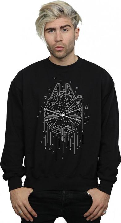 Immagine prodotto Star Wars Millennium Falcon Christmas Tree Delivery Felpa Uomo (M)
