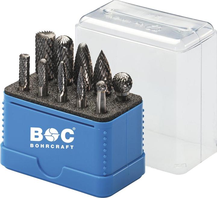 Produktbild Bohrcraft Frässtift-Satz HM 10-teilig