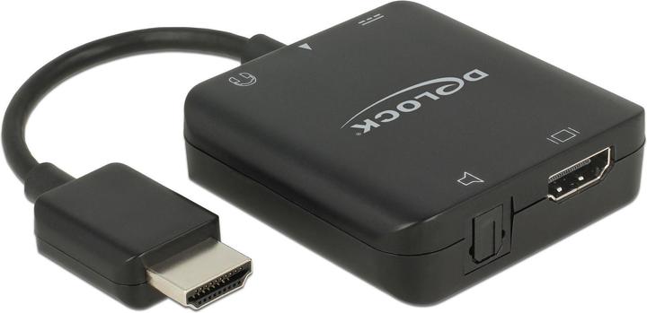 Delock Extracteur audio HDMI 5.1, 4K, 60Hz (HDMI, Micro USB, 15.30 cm)