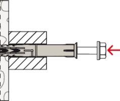 Produktbild Fischer Rahmendübel R 88542 SXR 10x260 FUS Schraube Stahl galv. verz./Dübel-Nylon (50 Stk.)