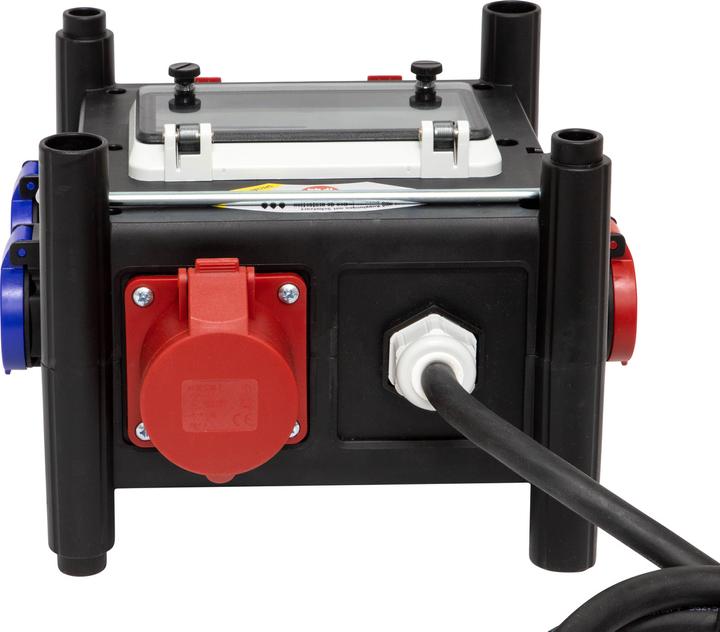 Actual product image Brennenstuhl Compact power distributor BSV 3 - FI/16 IP44, 1x CEE plug 16 A/415 V (IP44), sockets 3x CEE (7 x, Type 13)