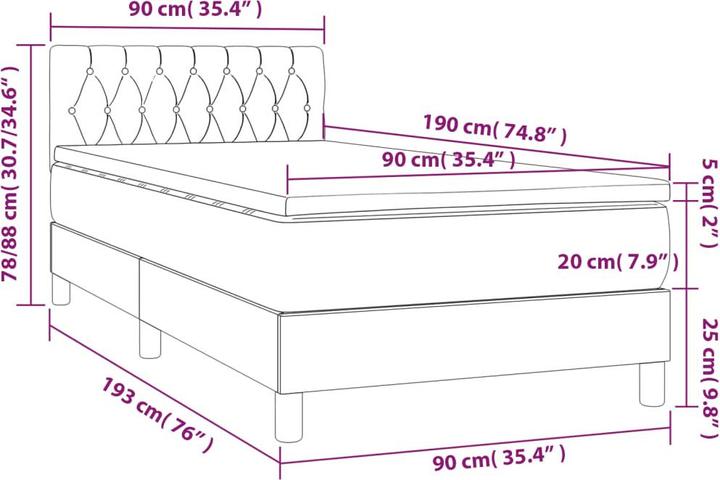 Immagine prodotto VidaXL Ozzy (90 x 190 cm)