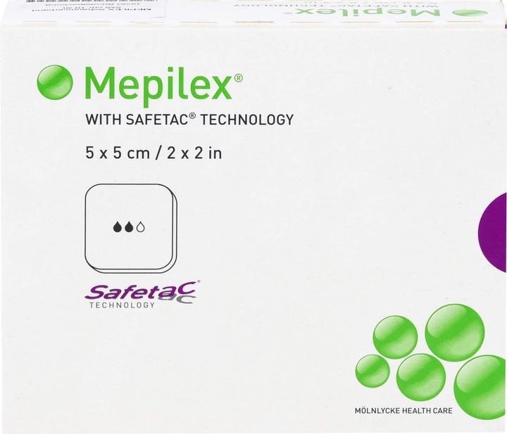 Produktbild Mepilex Schaumverband Safetac 5x5cm Silikon (2 x)