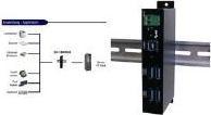 Immagine prodotto Exsys Ex 1185HMVS - Hub (USB-B, 4 porte)