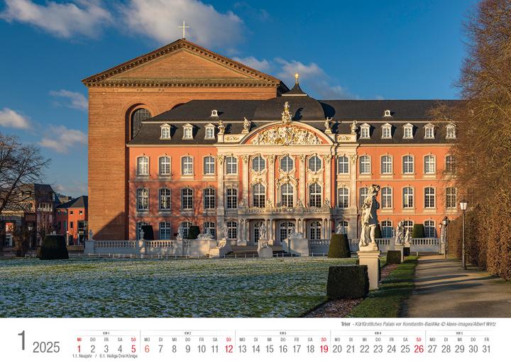 Actual product image Trier 2025 picture calendar A3 spiral binding (A3, Hardcover, German)