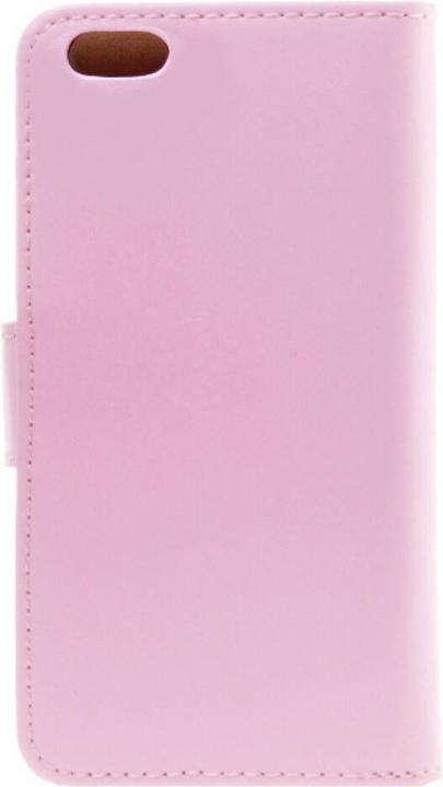 Actual product image NoName Slim Leather Book Case for iPhone 6 Plus - pink 4250710556335 (Apple iPhone 6 Plus)