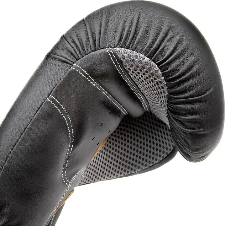Actual product image Reebok Boxing Gloves Black/Gold (16 OZ)