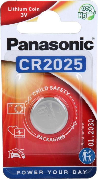 Image du produit Panasonic Lithium Power CR2025 (1 pcs, CR2025, 165 mAh)