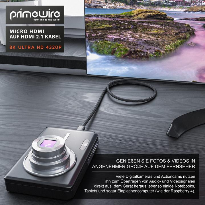 Immagine prodotto Primewire Micro HDMI – HDMI (1.50 m, HDMI)