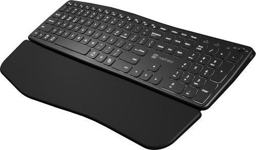 Genesis KLAWiatura Natec KLAWIATURA NATEC PORIFERA US BEZPRZEWODOWA BLUETOOTH + 2.4GHZ X-SCISSOR PODŚWIETLEN (Eng. Int., Wireless)
