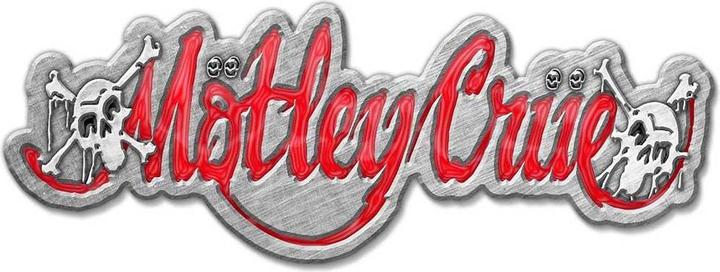 Motley Crue Logo Abzeichen Dr Feelgood Metall