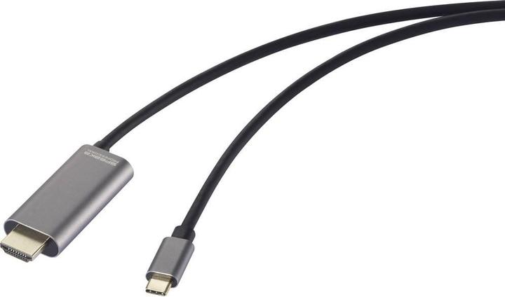 Produktbild SpeaKa Professional USB-C® / HDMI Adapterkabel USB-C® Stecker, HDMI-A Stecker, U (1.50 m, HDMI)