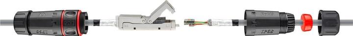 Produktbild Goobay Outdoor (IP68) Netzwerkkabel-Verbinder (Netzwerk Kupplung)