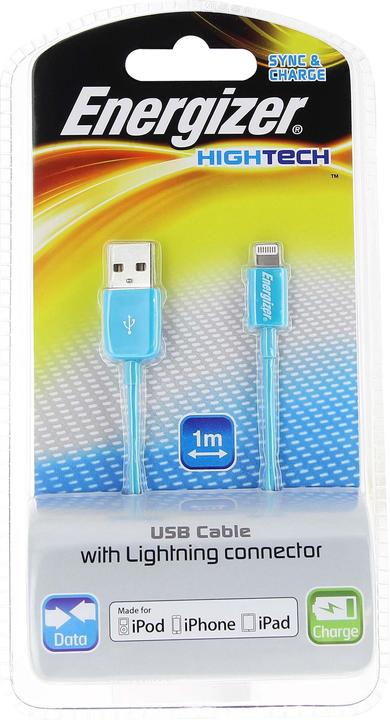 Actual product image Energizer MFI High Tech Connector Cable (1 m, USB 2.0)