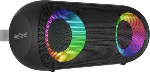Image du produit Audictus aud Speakers Aurora 14 W, Waterproof, Bluetooth, RGB, Portable, Black, 90 dB (20 h, Fonctionnement sur secteur)