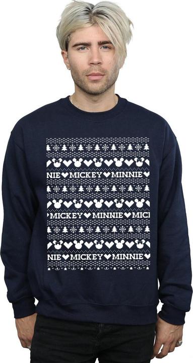 Produktbild Disney Mickey And Minnie Christmas Fair Isle Sweatshirt (M)