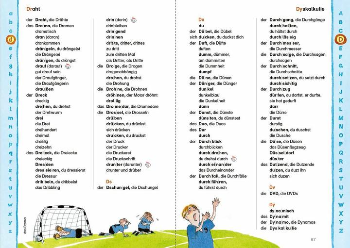 Produktbild Duden - Das Grundschulwörterbuch (Deutsch, Ulrike Holzwarth-Raether, Angelika Neidthardt, Barbara Schneider-Zuschlag, Kerstin Meyer, 2025)