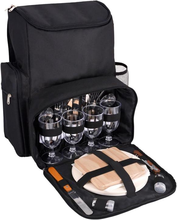 Actual product image Les Jardins de la Comtesse Picknick-Rucksack für 4 Personen mit Kühlfach