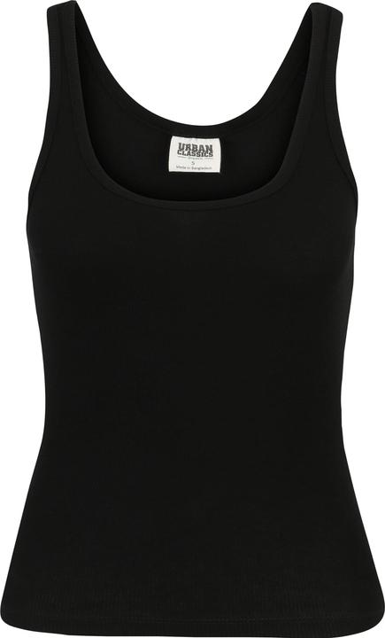 Actual product image Urban Classics Ladies Organic Basic Rib Top 2-Pack - 166867 (5XL)