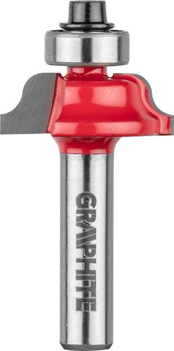 Actual product image Graphite Widia cutter (form cutter with bearing, decorative, HM, 25.7 x 9.7 mm, shank 8 mm)