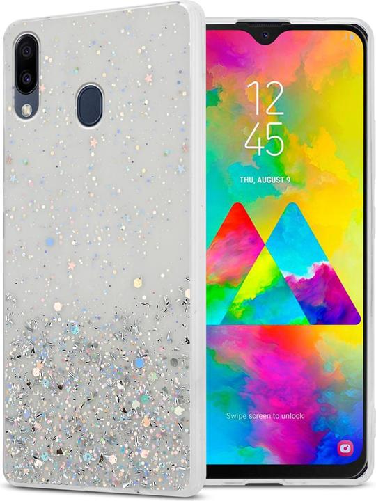 Transparent mit Glitter