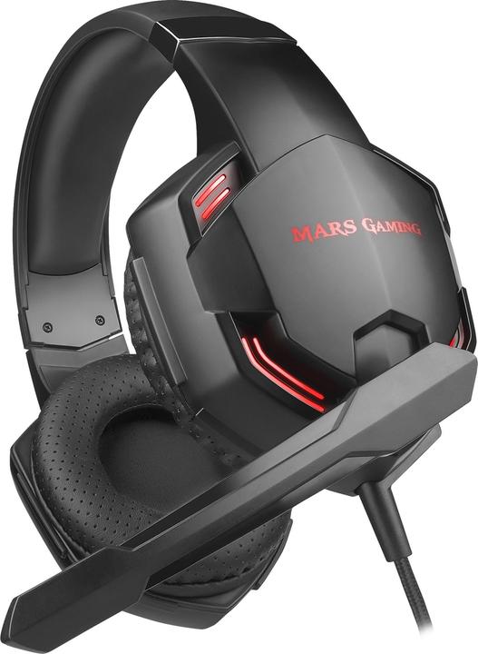 Mars Gaming Casque Micro Gamer Mhx Pro 7.1 (Noir/Rouge) (Kabelgebunden)