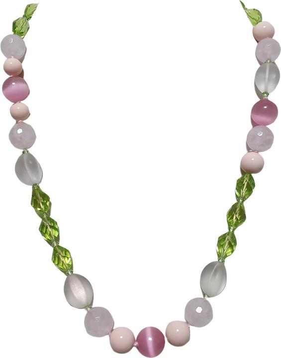 Produktbild L'Officiel Collana a nodi con cristalli perle e vetro multicolore