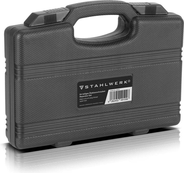 Produktbild Stahlwerk Ölablassschraube Reparatur Set 64 tlg. Reparatursatz Öl-Ablass-Gewinde