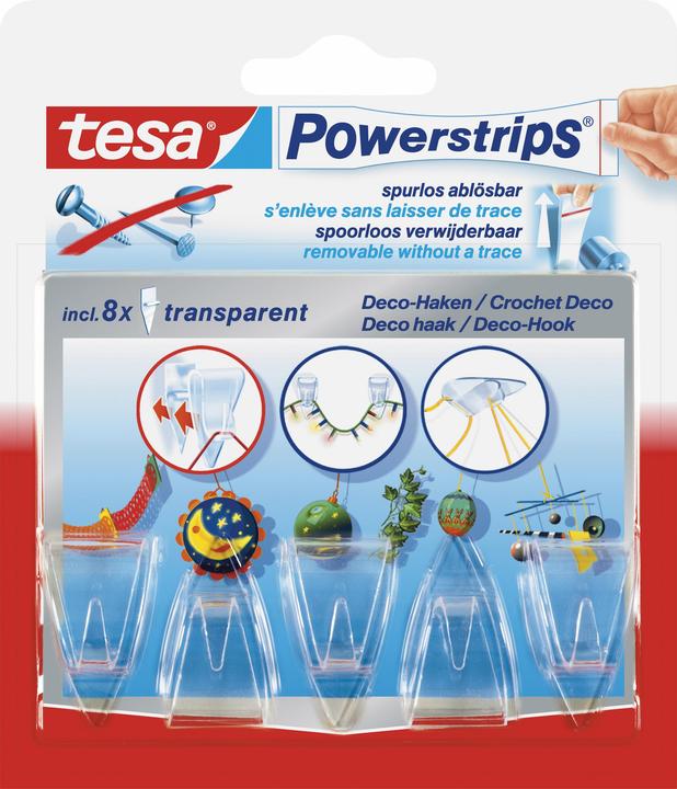 Immagine prodotto tesa Ganci trasparenti Powerstrips
