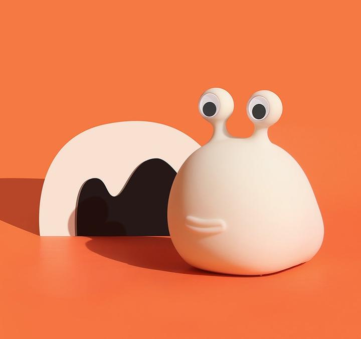 Actual product image Muid Slug Night Lamp