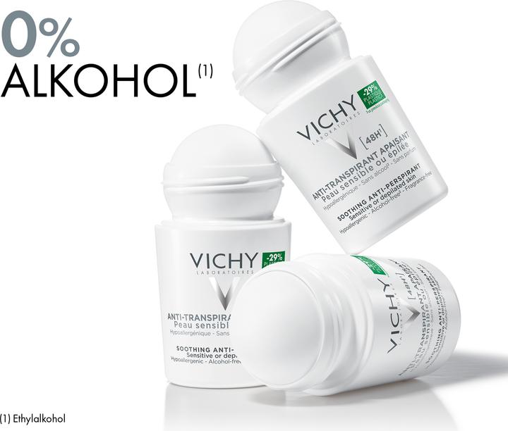 Actual product image Vichy Sensitive Anti-Transpirant 48h (Roll-on, 50 ml)