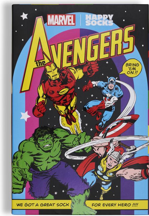 Immagine prodotto Happy Socks Strümpfe MARVEL™ Avengers Socken 6er Pack (confezione da 6, 36 - 40)