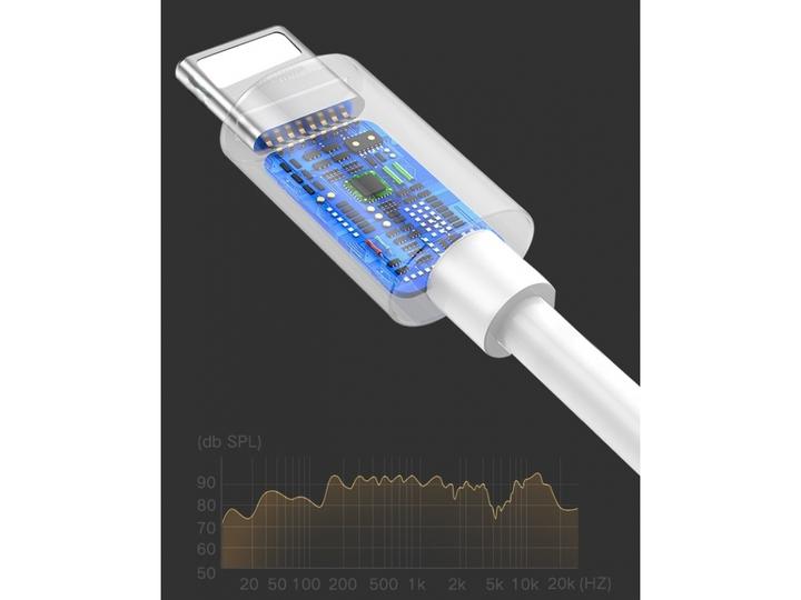 Image du produit PowerGuard Adaptateur AUX 3-en-1 pour l'audio de la voiture (USB Type C, Lightning, Jack 3.5mm)