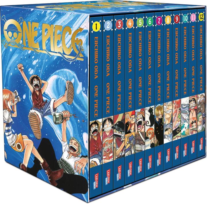 Produktbild One Piece Sammelschuber 1: East Blue (inklusive Band 1–12) (Deutsch, Eiichiro Oda, 2022)
