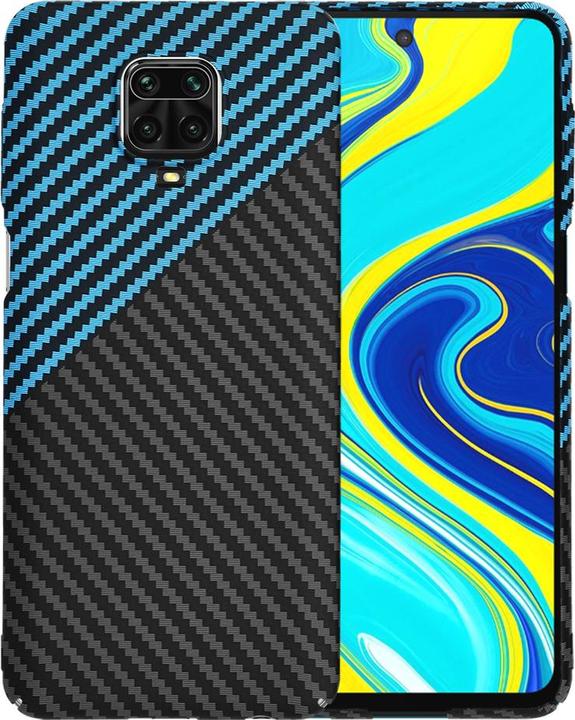 Immagine prodotto Techsuit - Carbonite FiberShell - Xiaomi Redmi Note 9S / Note 9 Pro / Note 9 Pro Max - Blue Pulse (Xiaomi Redmi Note 9 Pro Max, Xiaomi Redmi Note 9 Pro, Xiaomi Redmi Note 9S)