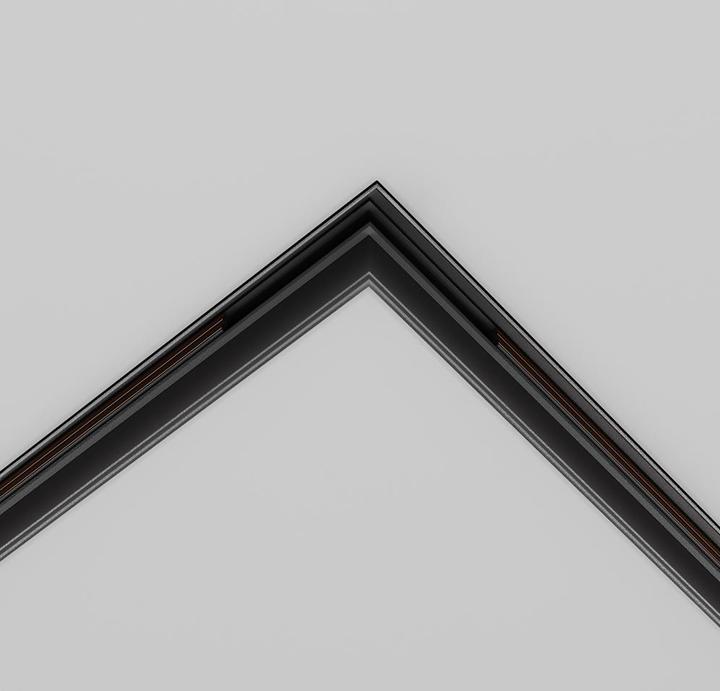 Produktbild Maytoni Schienenzubehör Magnet-Schinensystem EXILITY 48V Schienensystemkomponente vertikal Schwarz 1