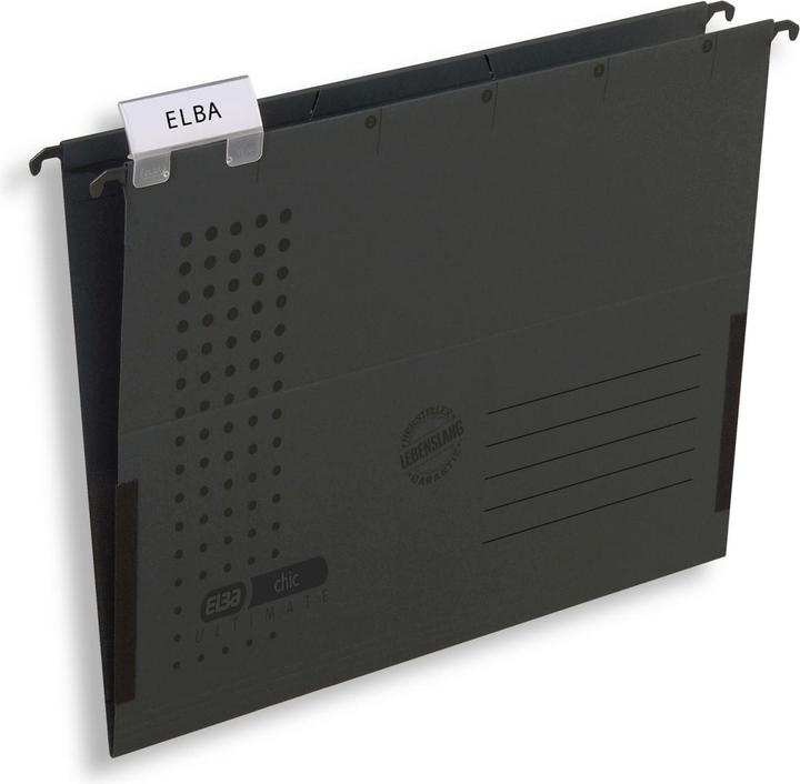 Actual product image Elba Hanging bag chic ULTIMATE, DIN A4, anthracite closed on the side, extremely resistant Canson (A4, 1 x)