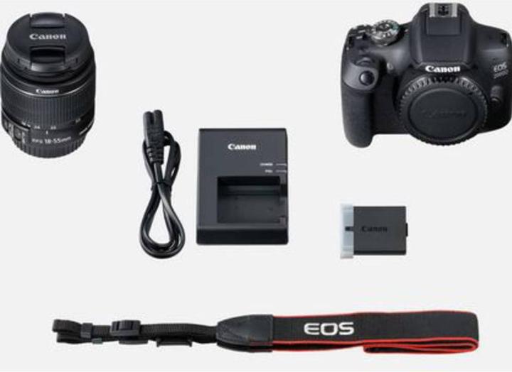 Produktbild Canon EOS 2000D Kit (18 - 55 mm, 24.10 Mpx, APS-C / DX)