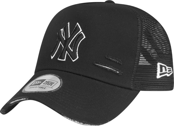 Produktbild New Era Mesh Trucker Cap DISTRESSED New York Yankees schwarz