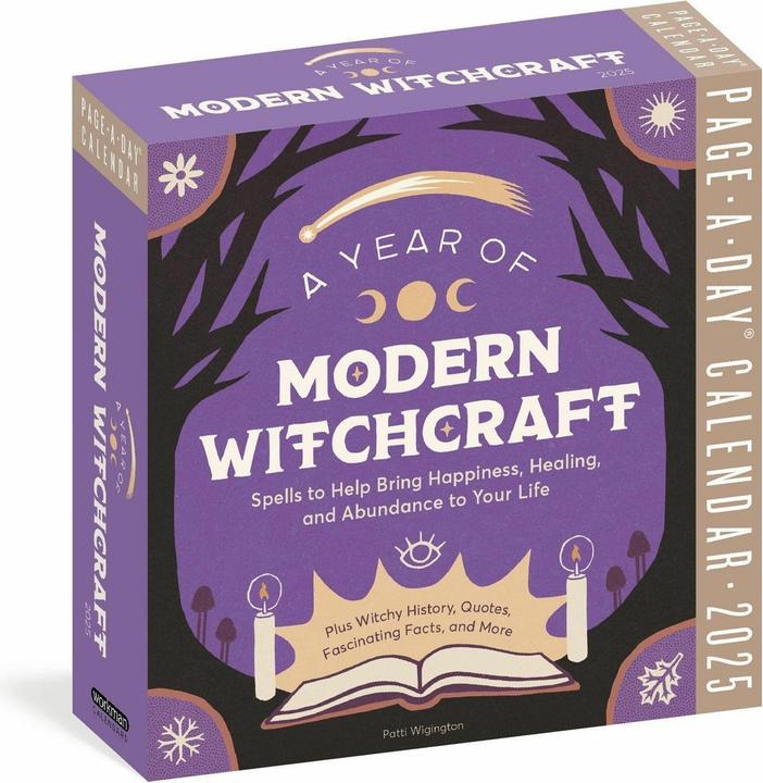 Actual product image Year of Modern Witchcraft Page-A-Day® Calendar 2025 (English)