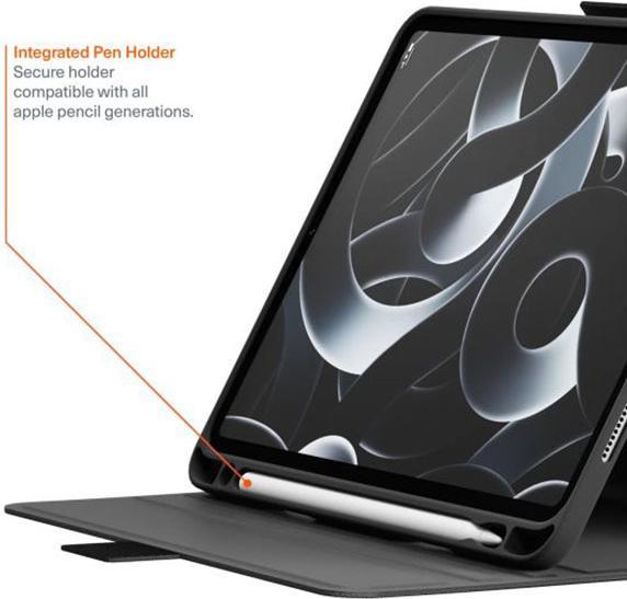 Actual product image Cygnett iPad Air 13 inch protective cover 2024 black (iPad Pro 12.9)