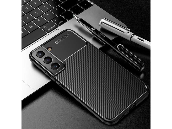 Immagine prodotto Screenguard Custodia Samsung Galaxy S22 Cover Carbon Design TPU (Samsung Galaxy S22+)