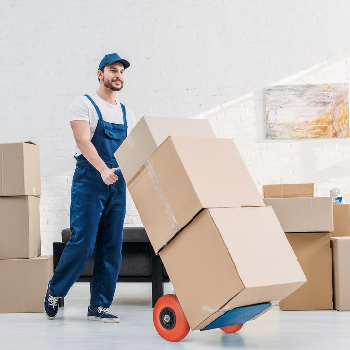 Actual product image Relaxdays Hand truck wheel