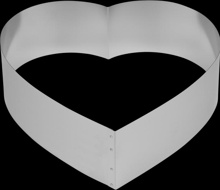Actual product image Städter Cake frame heart stainless steel (26 cm)