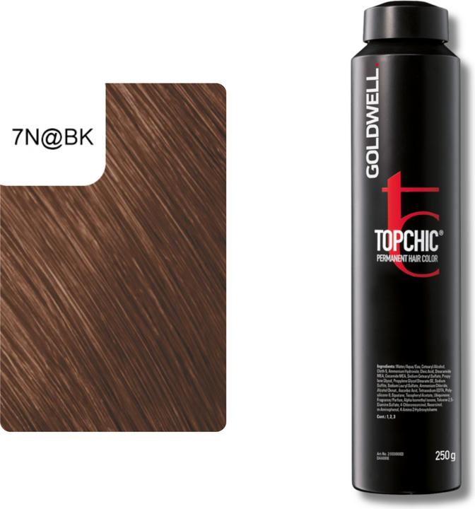 Actual product image Goldwell Topchic Elumenated (7NBK - medium blonde elumenated beige copper)