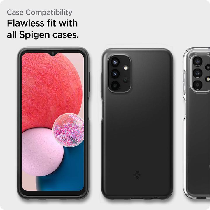 Actual product image Spigen TEMPERED GLASS ALM GLAS.TR 2 PACK GALAXY A13 4G (2 Piece, Samsung Galaxy A13)
