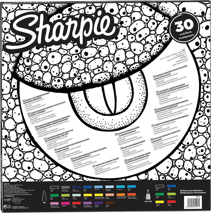 Immagine prodotto Sharpie Set di pennarelli "Eye" (Multicolore, 1 mm, 30 x)