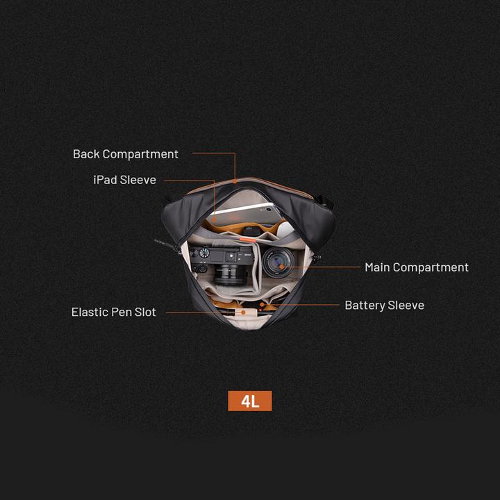 Actual product image Pgytech OneGo Solo V2 (Camera hip bag, 4 l)
